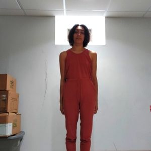 All in motion muted orange jumpsuit